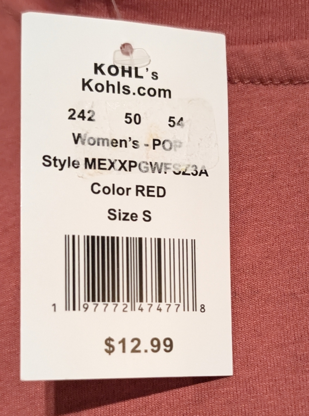 🇺🇸 NWT Mighty Fine Red White and Blue Glitter Graphic Tee Size Small 🇺🇸 - Picture 7 of 7